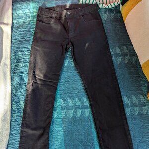 Dearborn Denim Black Skinny Jeans Size 34x32